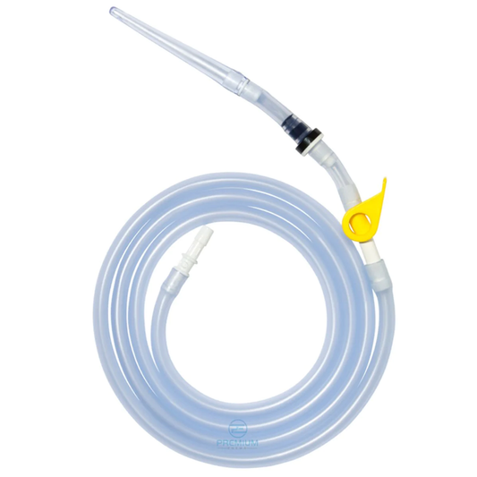 PE Replacement Enema Hose Assembly. Suitable for Coffee and Water Colon Cleansing. 6.75 Foot Long Hose. by Premium Enema