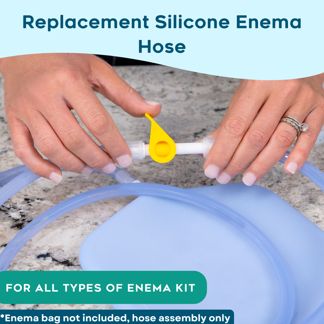 PE Replacement Enema Hose Assembly. Suitable for Coffee and Water Colon Cleansing. 6.75 Foot Long Hose. by Premium Enema